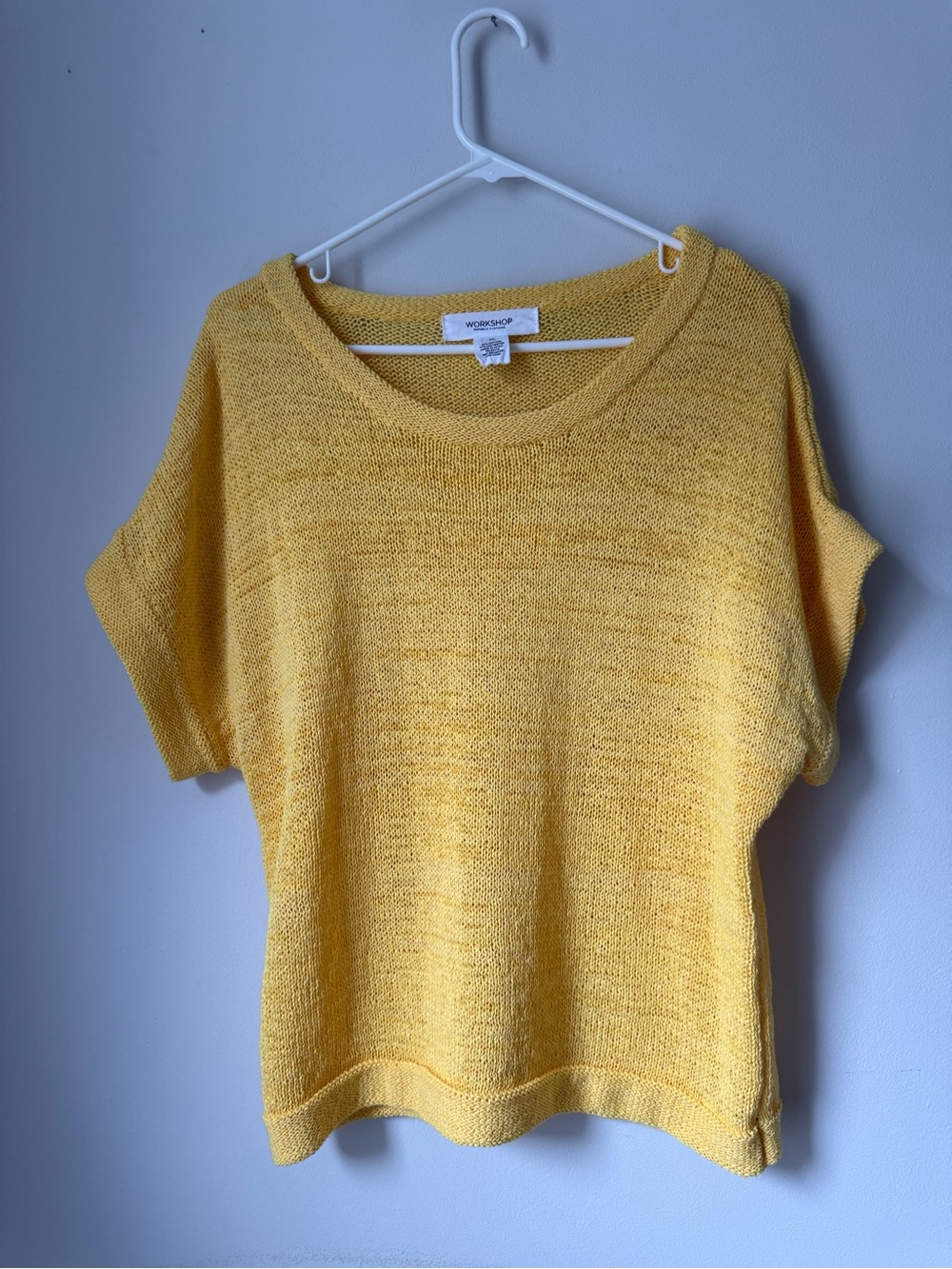 Workshop Republic Clothing Yellow Knit Top